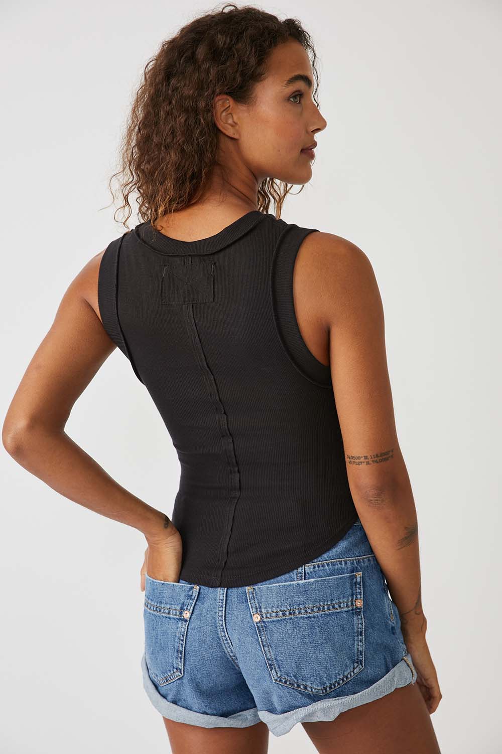 Free People - Kate Tee - Black - Back