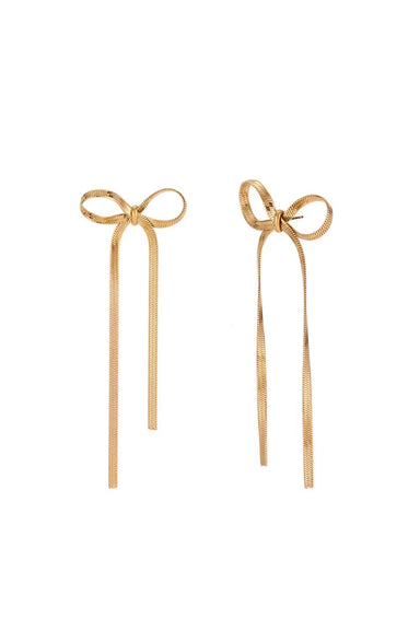 Pearl of the West - Matlock Bow Studs - 18K GP Stainless