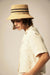 Brixton - Silky SS Jacquard Top - Whitecap Floral Jacquard - Detail