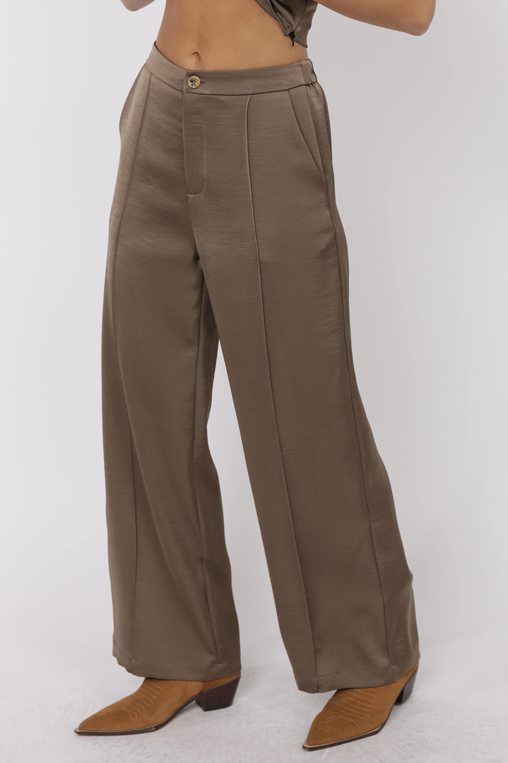 Sage the Label - ARIZONA SKY PANT - Taupe - Side