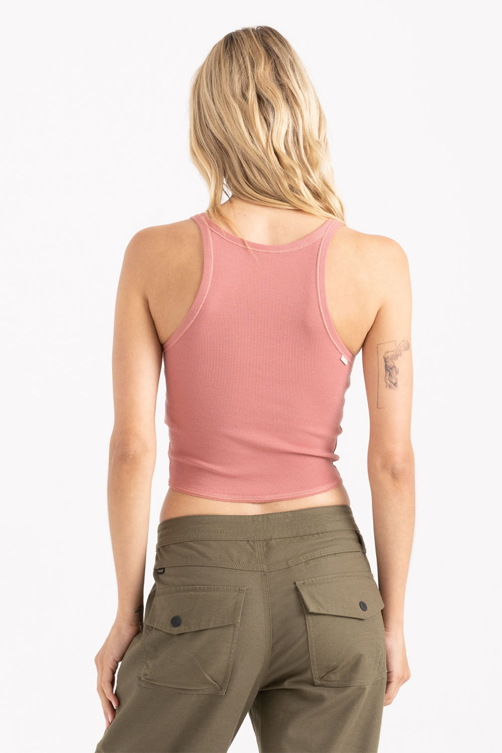 Roark - Wind Worn Tank - Dusty Berry - Back
