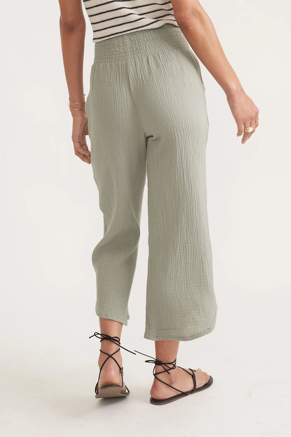 Marine Layer - Cali Double Cloth Pant - Shadow - Back