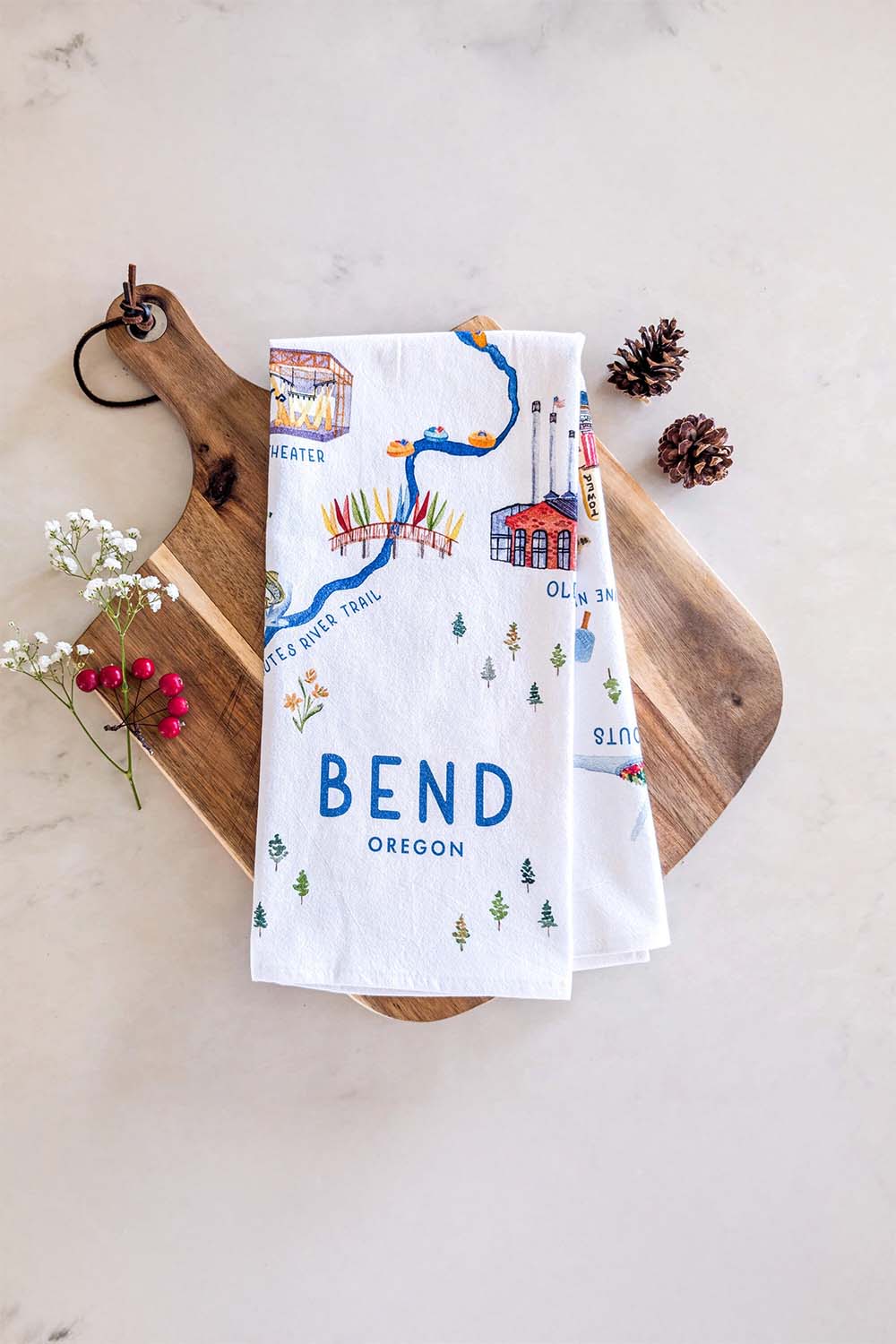 watercolor-wednesday-bend-oregon-tea-towel