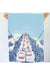 Watercolor Wednesday - Ski Chairlift Tea Towel - Open