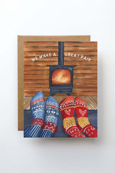 Watercolor Wednesday - Warm Love Card