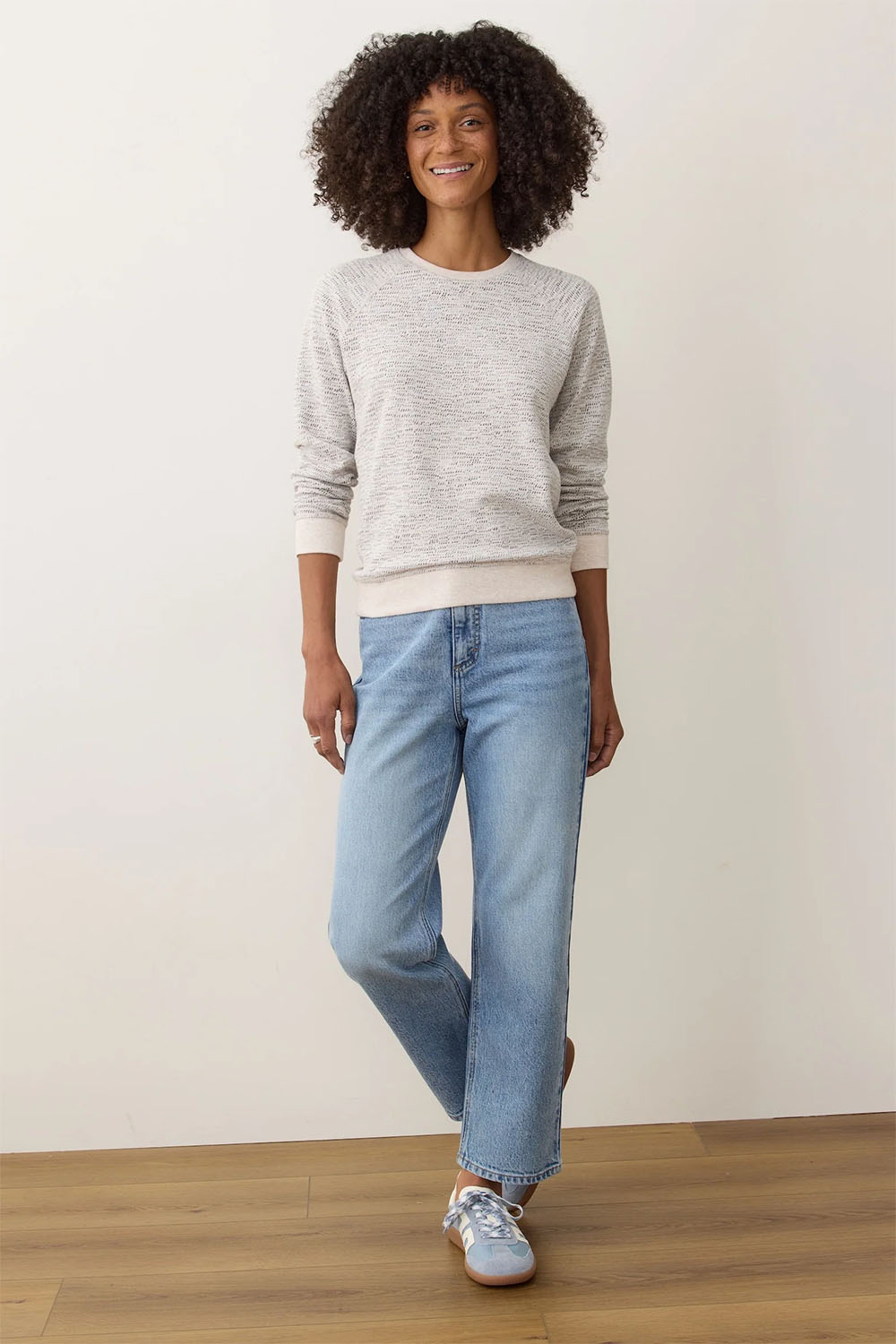 Marine Layer - Juno Reversible Raglan - Cool Multi - Reversed