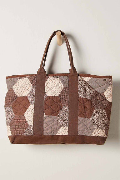 Free People - Pippa Patchwork Tote - Neutral Mix - Back