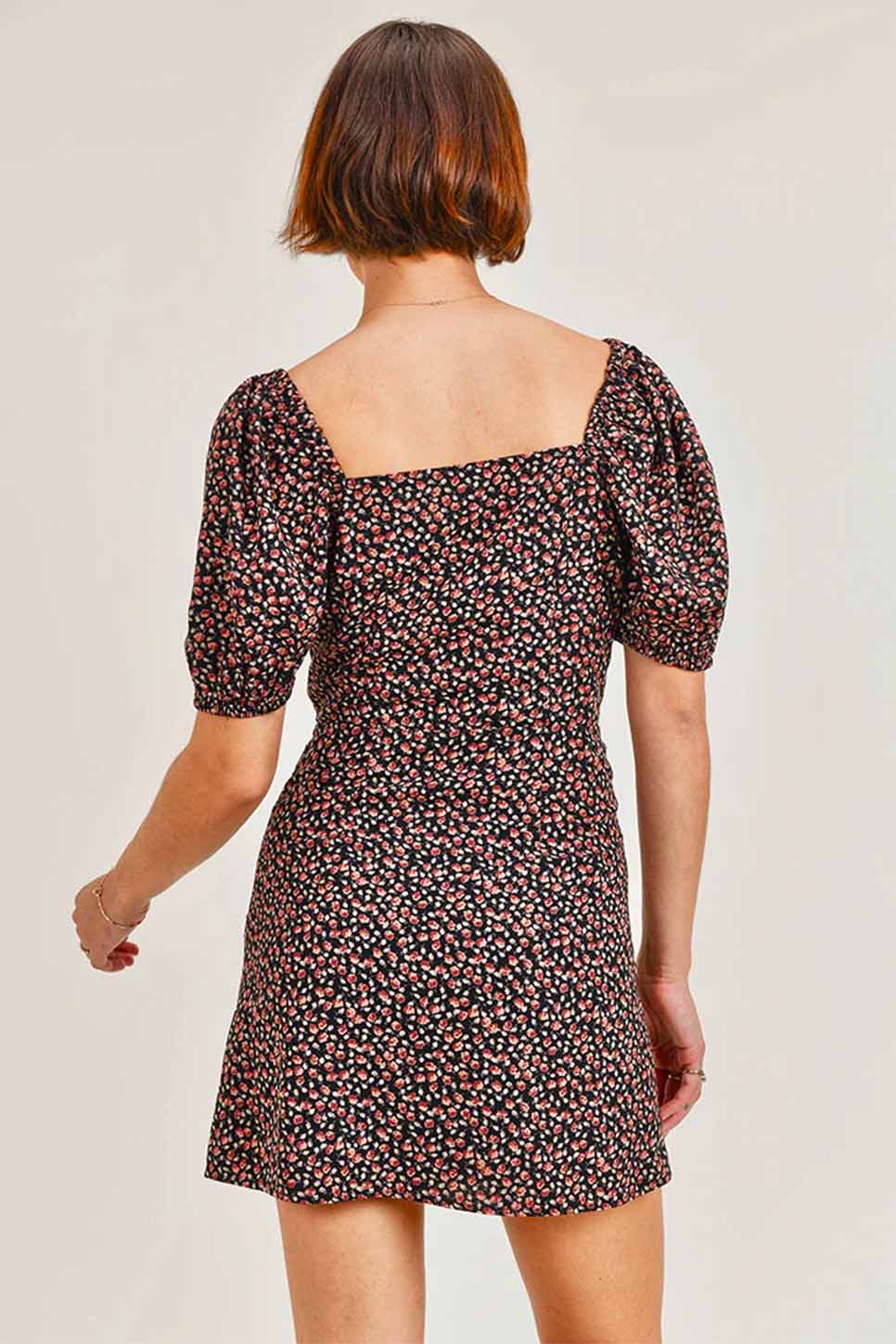 Reset by Jane - Christi Dress - Black Combo - Back