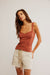 Free People - Somewhere Sometime Cami - Maple Syrup - Front