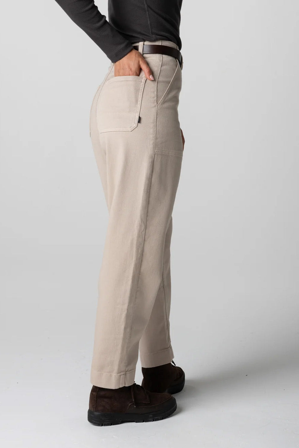 Finisterre - Yarrel Trouser - Natural Sandstone - Side