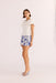 Mink Pink - Sylvie Elasticated Short - Postcard Floral - Profile