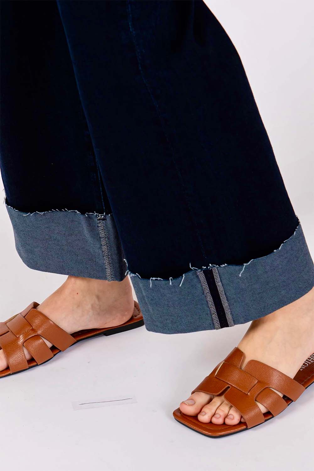 Letter to Juliet - Bianca A-Line Wide Cuff - Indigo - Hem