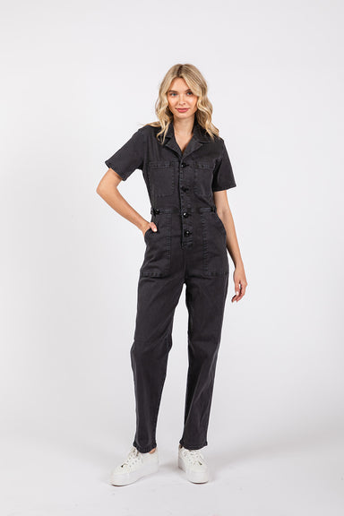Letter to Juliet - SS Utility Coverall - Washed Black - Front
