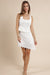 Sage the Label - Morning Dew Peplum Vest - White