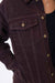 Thrills - Madi Jacket - Chocolate Plum - Detail