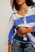 Free People - Wonderful Tee - Blue Combo - Detail