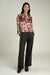 Sendero - Sundown Western Trouser - Charcoal Plaid - Front