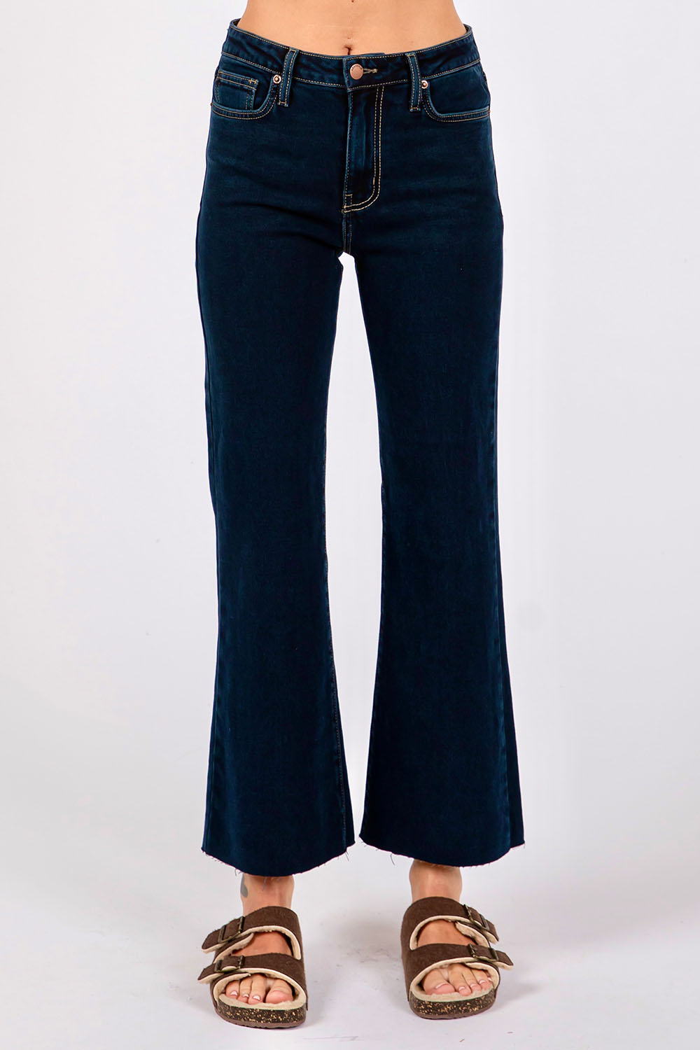 Letter to Juliet - Sicily Scissor Cut Hem - Indigo - Front