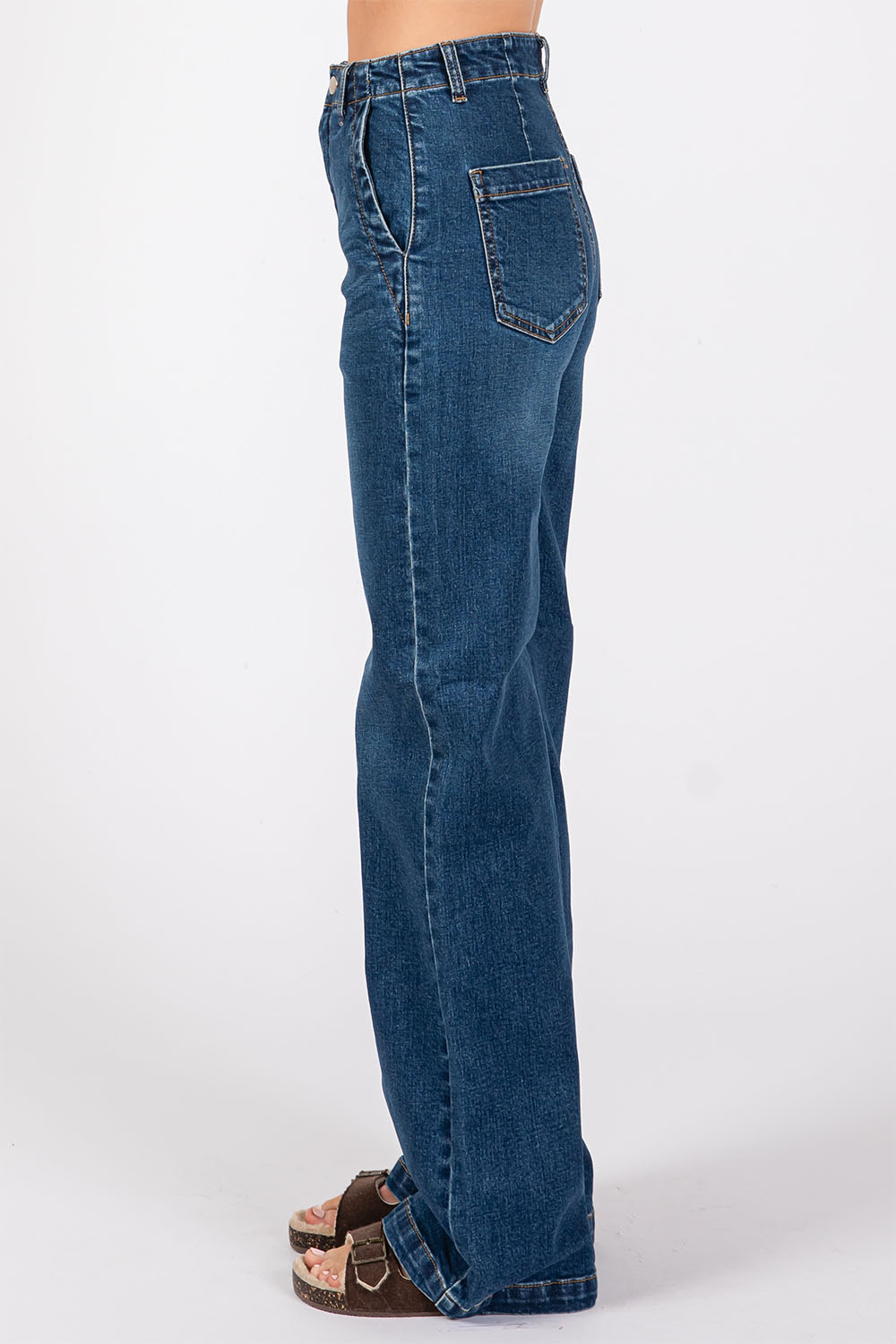 Letter to Juliet - Gia High Rise Trouser Jean - Medium - Side