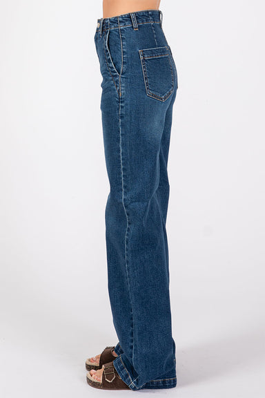 Letter to Juliet - Gia High Rise Trouser Jean - Medium - Side