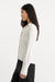 Good American - The Satin Femme Shirt - Chalk - Side