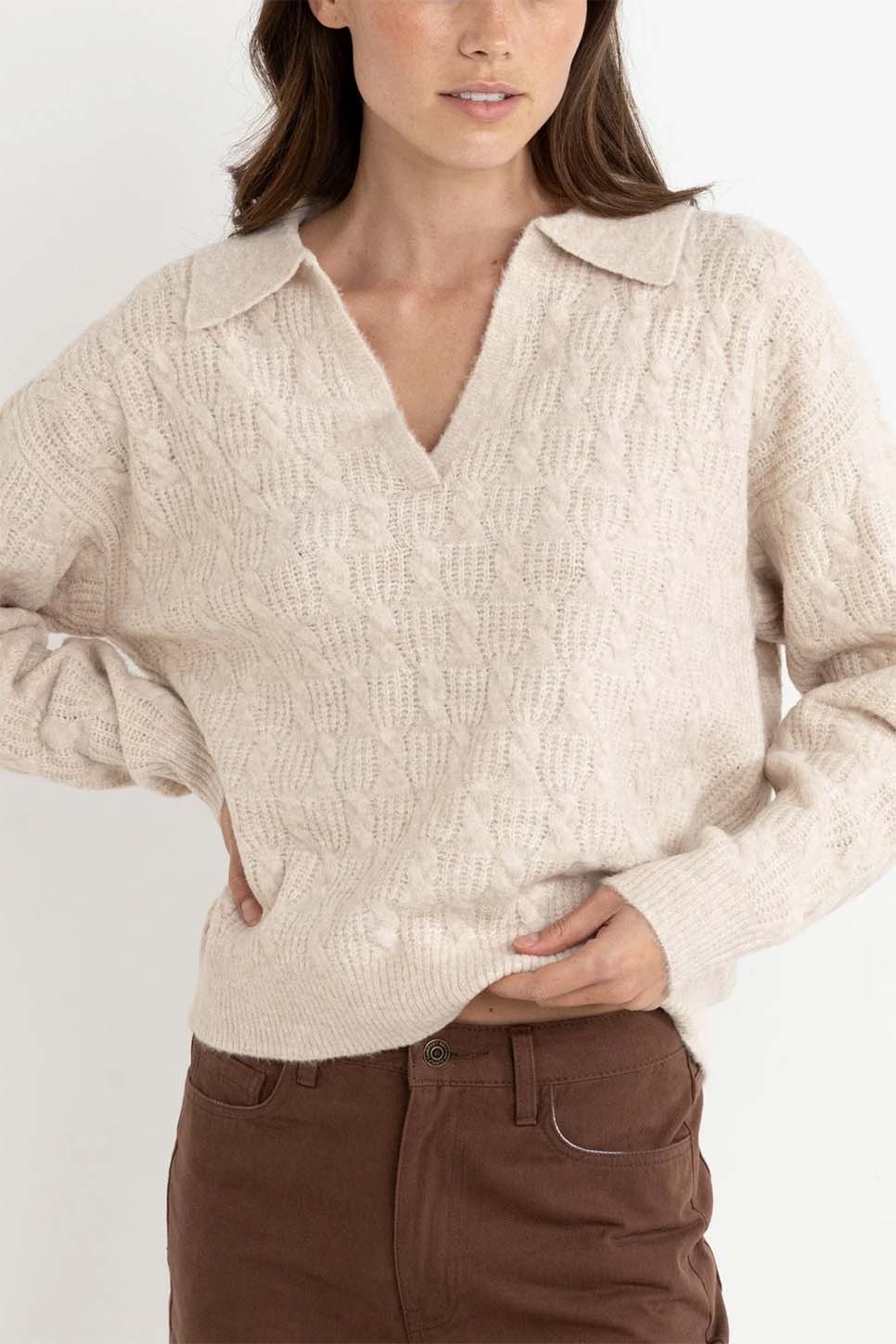 Rhythm - Lexie Jumper - Natural - Front