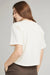 Richer Poorer - Relaxed SS Crop - Bone - Back