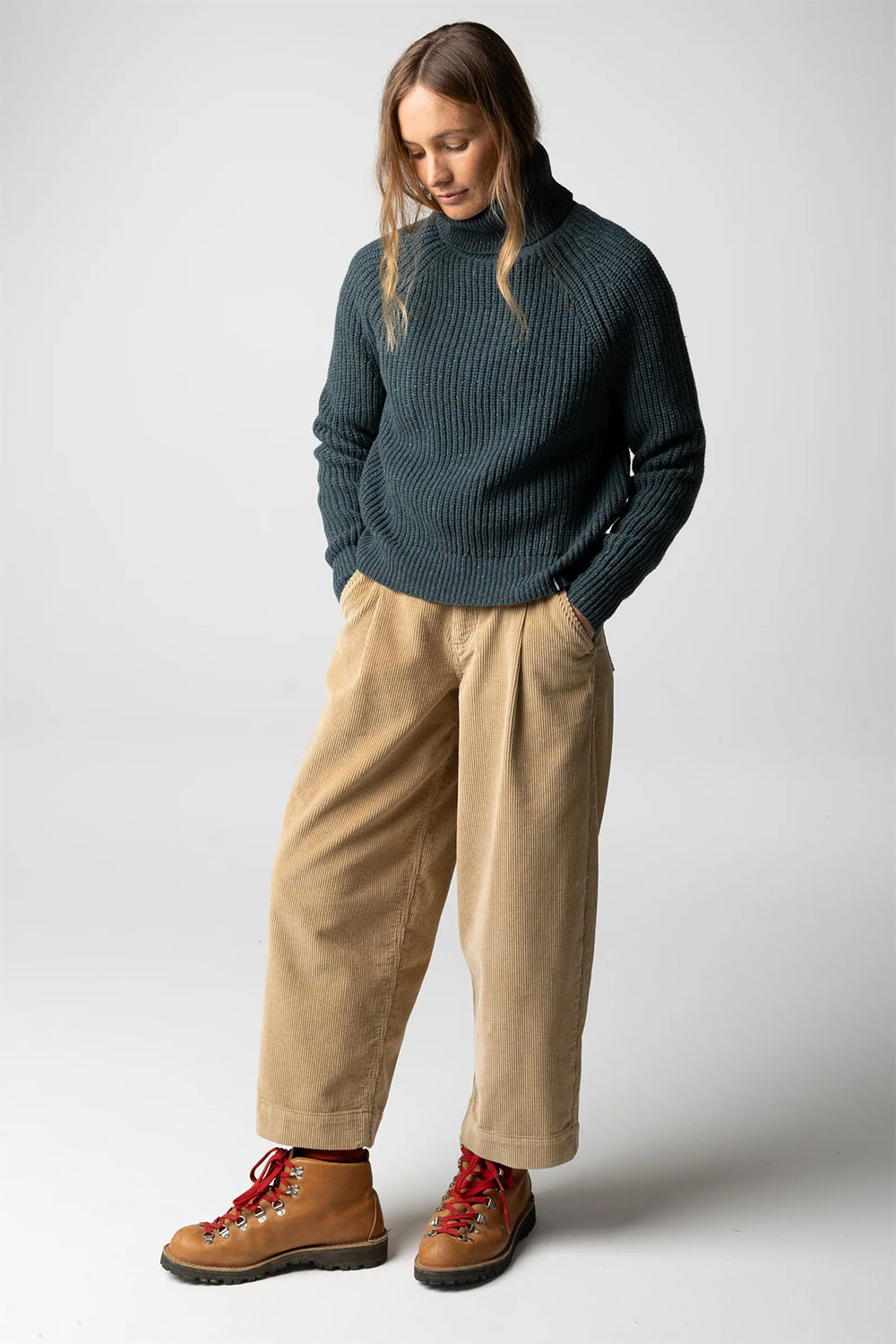 Finisterre - Mora Roll Neck - Marine - Front