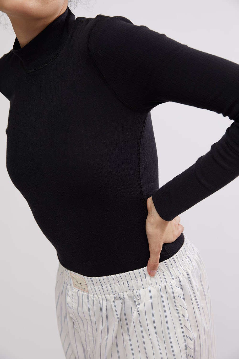 Free People - The Rickie Top - Black - Detail