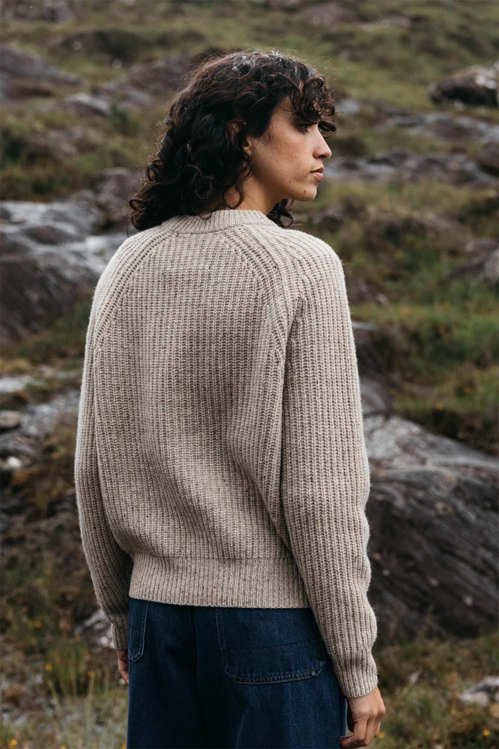 Finisterre - Mora Jumper - Oatmeal - Back