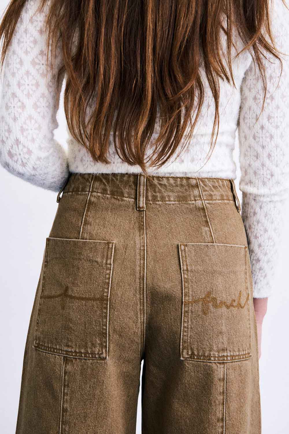 FRNCH - Fushimi Jean - Marron Glace - Back Detail