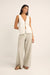 Rhythm - Valley Stripe Wide Leg Pant - Ivy