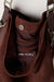 Free People - Suzie Suede Slouch Tote - Espresso - Interior