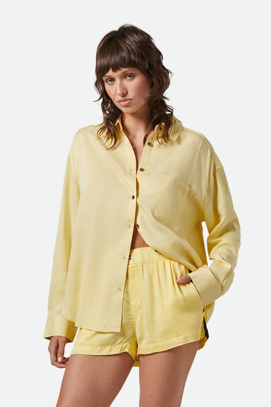 Brixton - East Side Button Down - Panna Cotta - Front