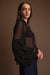 Deluc - Bradley Blouse - Black - Side