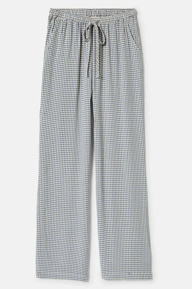 Brixton - Hudson Lounge Pant - Azure Blue Gingham