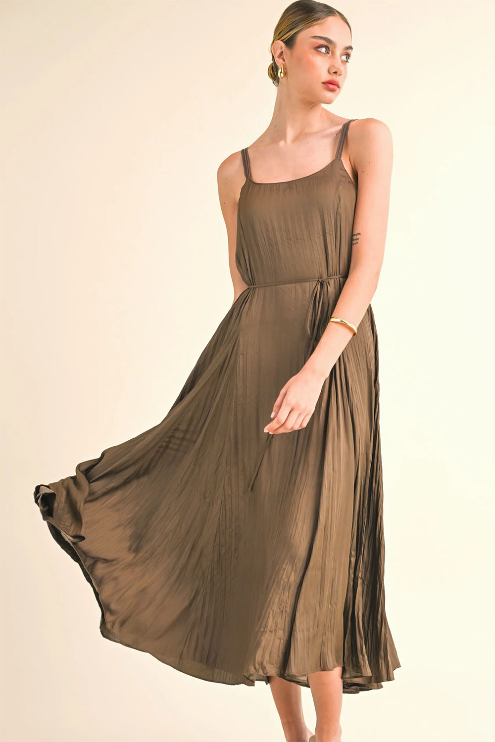 Reset by Jane - Joanne Dress - Espresso - Front