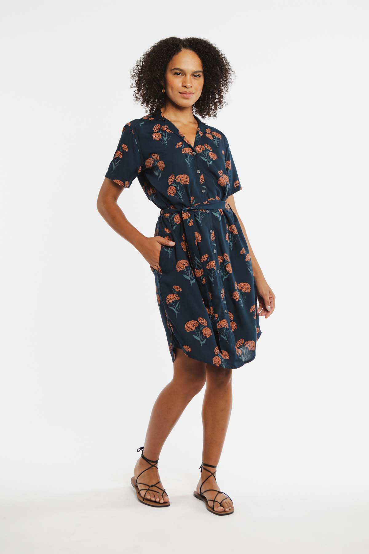 Bridge & Burn - Sofia Shirt Dress - Wildflower - Profile