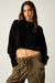 Free People - Easy Street Crop Pullover - Black - Front