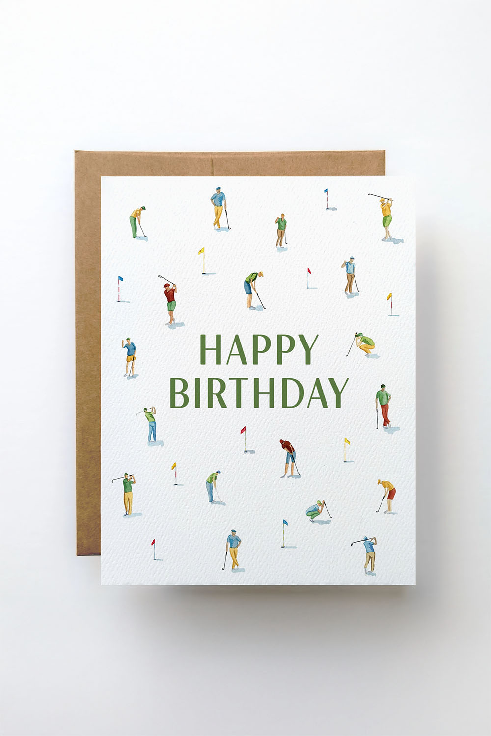 TINY GOLFERS BDAY CARD