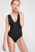 Free People - Keep It Sleek Bodysuit - Black - Front
