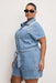 Good American - Fit For Success Jumpsuit - Indigo - Side