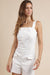 Sage the Label - Self Control Twill Romper - White Sand - Front