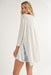 Sadie & Sage - Vacay 3/4 Sleeve Top - Ivory - Back