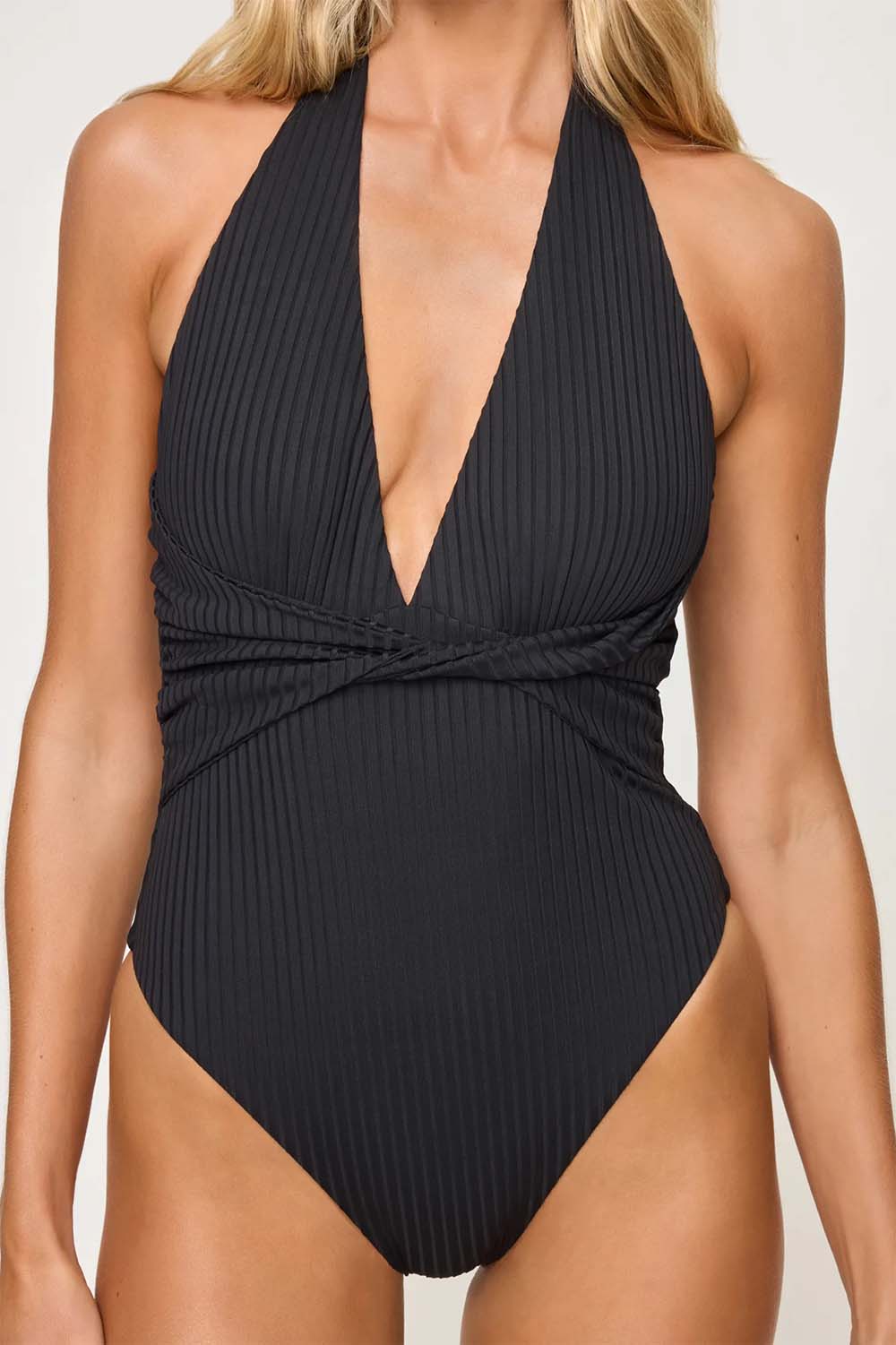 L*Space - Coast to Coast One Piece - Black - Detail