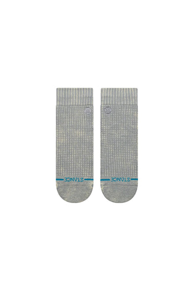 Stance - Solid Waffle Quarter - Iceberg - Flatlay Back