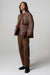 Finisterre - Oversized Quilted Jacket - Mocha - Full Body