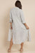 Sadie & Sage - Mojave Duster Shirt Dress - Black Ivory - Back