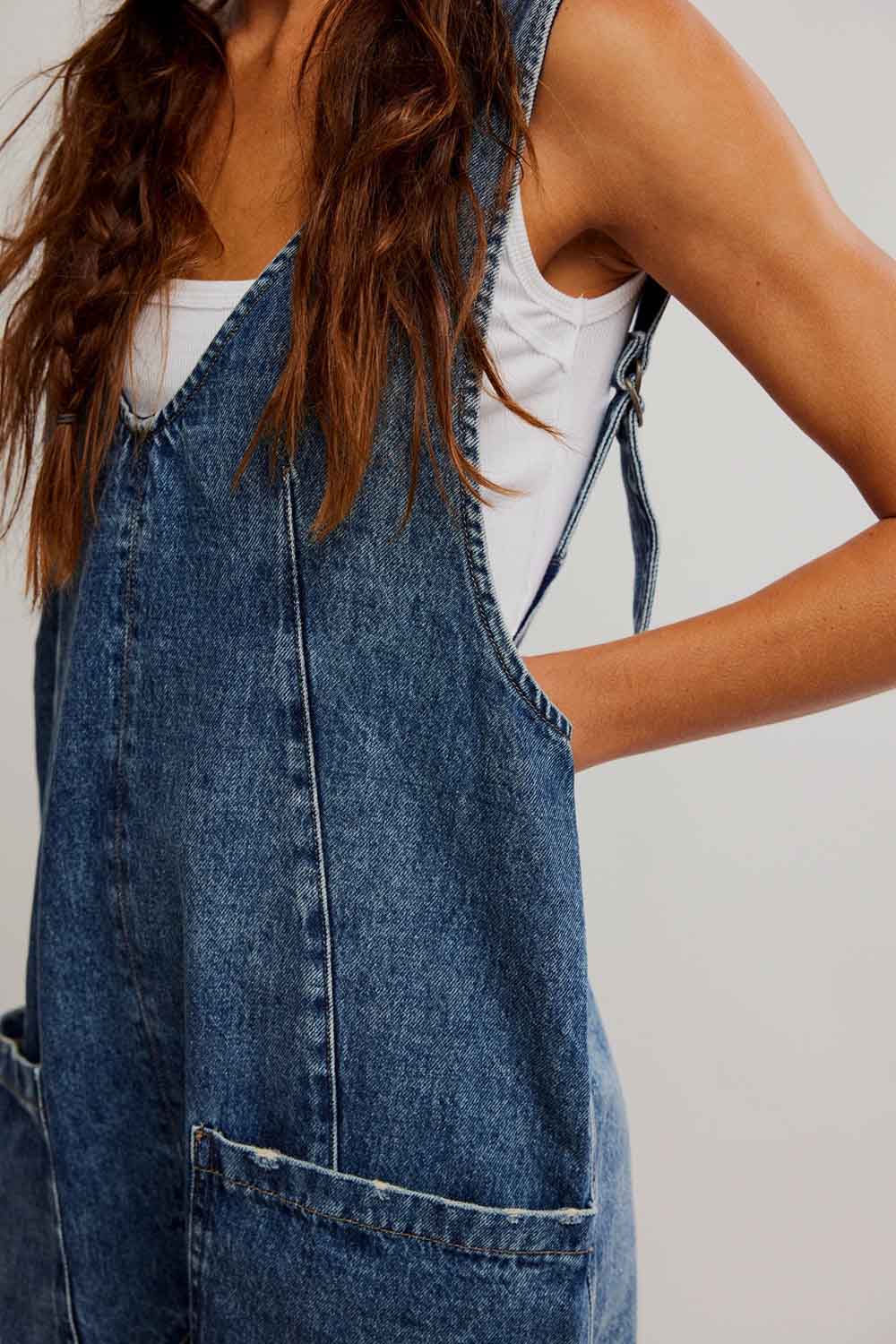 Free People - High Roller Shortall - Zaza - Detail