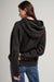 Richer Poorer - Recycled Fleece Hoodie - Mineral Black - Back